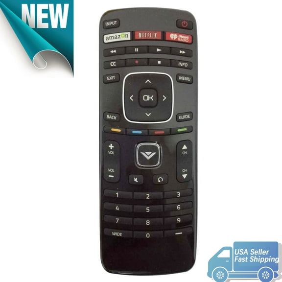 New Replace Remote XRT112 I Heart Radio Fit for VIZIO LCD LED Smart TV E500I-B1E
