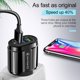 thumbnail image 5 of Cargador USB Jixopn de 3 puertos con enchufe estadounidense QC3.0, adaptador de carga rápida para teléfono de pared (negro), 5 of 7