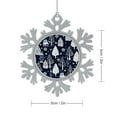 thumbnail image 2 of Police Officers Christmas Pattern-1 Snowflakes Ornaments Metal Elegant Christmas Hanging Ornaments Xmas Tree Decorations Best Gifts for Christmas, 2 of 8