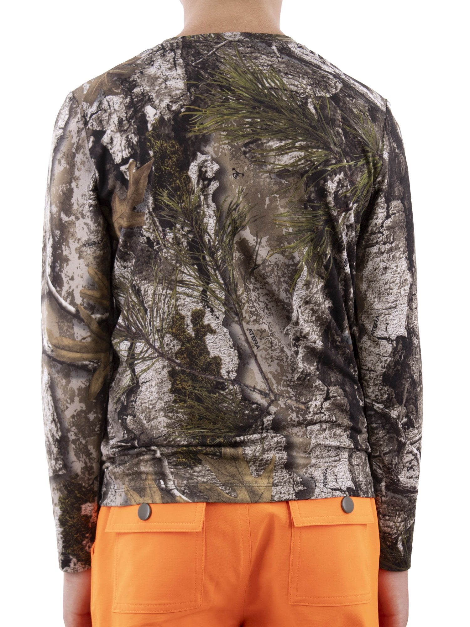Tekari Youth Long Sleeve Camo Performance Hunting Shirt, XS-XL