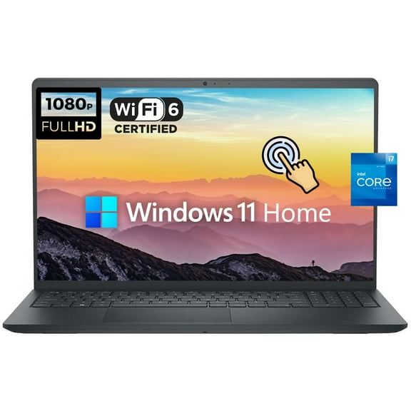 Dell 15.6" FHD Touchscreen Business Laptop, Intel 10-Core i7-1355U, 16GB RAM 1TB SSD, Intel UHD Graphics, Wi-Fi 6, Copilot AI, USB-C, Numeric Keypad, Windows 11 Home