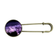 thumbnail image 1 of Broche de Metal antiguo Purple Thunder cielo nocturno 7.5 cm, 1 of 3