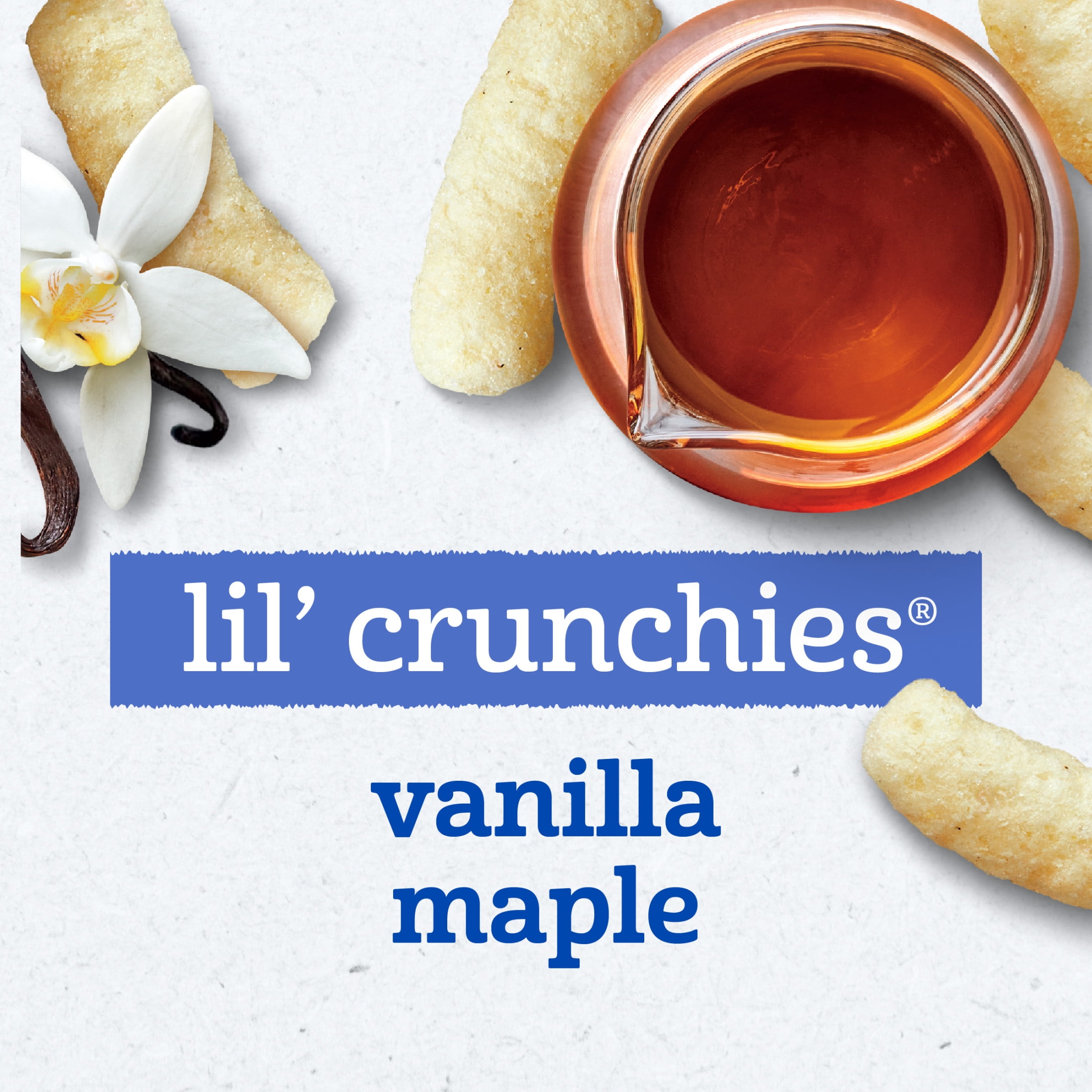 (6 pack) Gerber Stage 3 Toddler Snacks, Vanilla Maple Lil' Crunchies