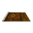 thumbnail image 2 of Ahgly Company Machine Washable Indoor Square Persian Yellow Traditional Area Rugs, 3' Square, 2 of 4