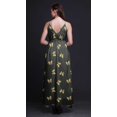 thumbnail image 2 of Bimba Butterfly Ladies Printed Resort Maxi DrawstringÂ&nbsp;DressÂ&nbsp;Spaghetti Strap Beach Wear-Small, 2 of 6