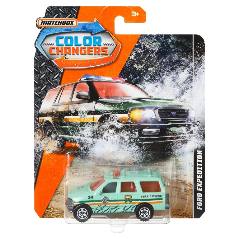 Matchbox Color Changers Ford Expedition Die-Cast Toy Car - Color Change Feature, Fun For Kids