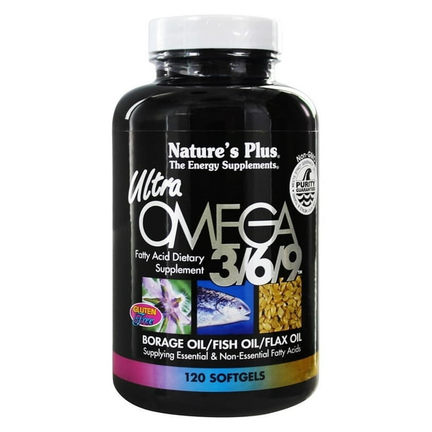 Nature's Plus Ultra Omega 369 1200 mg. 120 Softgels