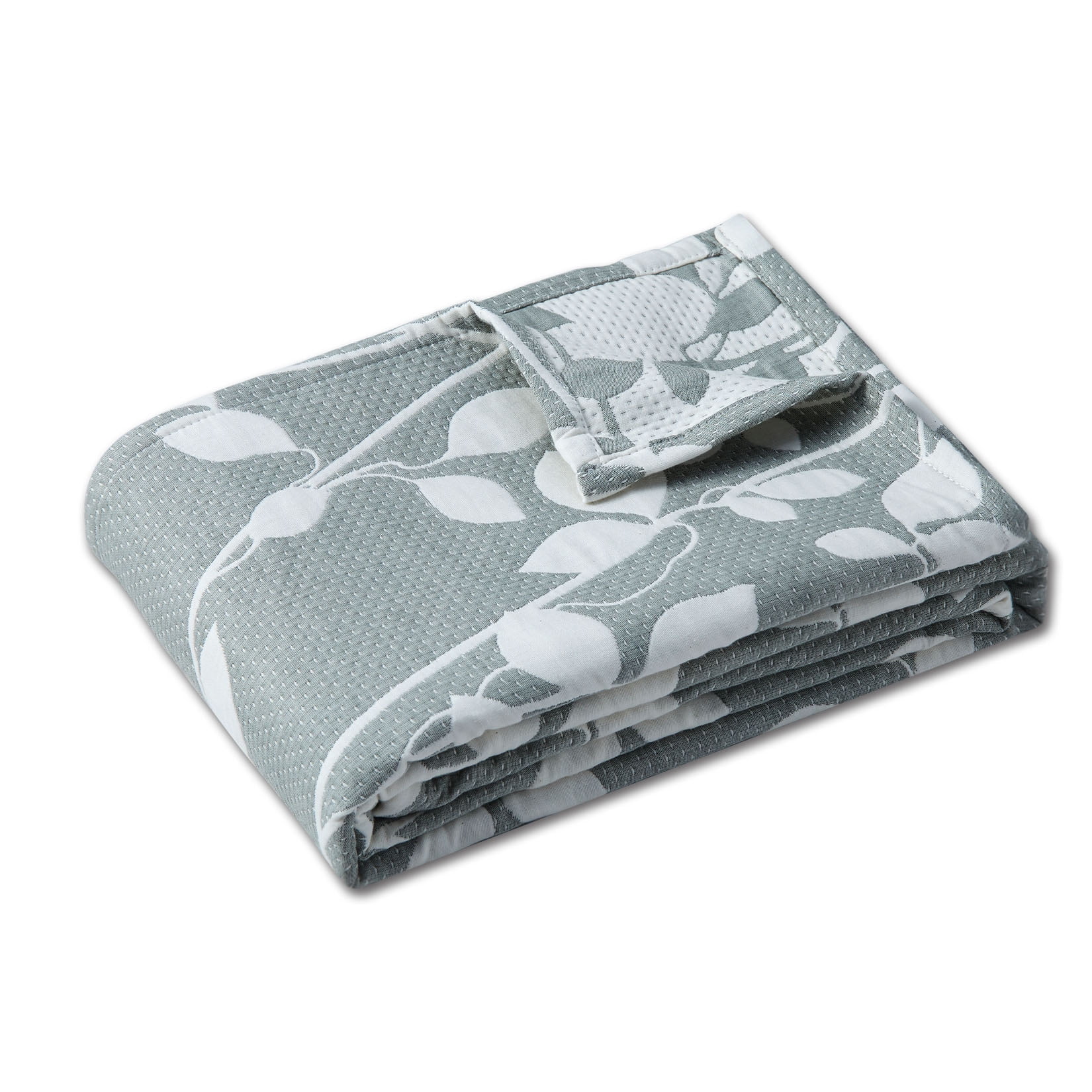 GlowSol 90"x90" Muslin Blankets for Adults Queen Size, Soft Breathable