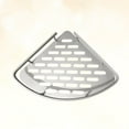 thumbnail image 6 of Raindrops Aluminum Corner Shelf for Bathroom Accessories Silver Shower Gel Holder Rack 7.8 Inches, 6 of 8