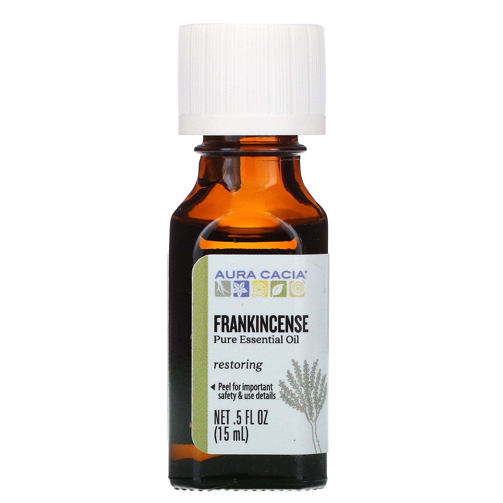 Aura Cacia Frankincense Pure Essential Oil 0.5 fl oz Liq