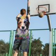 thumbnail image 5 of Sikiie Colorful Flower Dog Basketball Jersey Reversible Men's Mesh Athletic Sports Shirts Training Practice S-4XLXX-Large, 5 of 6
