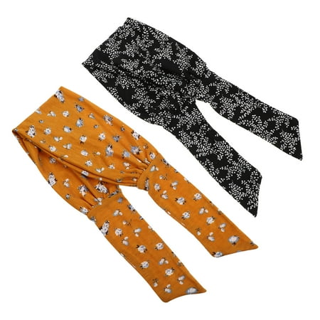 

2Pcs Sweat Absorbent Sports Headwrap Practical Fitness Headband for Women