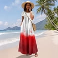 thumbnail image 5 of Women's Summer Ombre Gradient Jumpsuit, Casual Wide Leg Bib Overalls with Pockets, Loose Fit Sleeveless Boho Rompers Long Pants, 5 of 7