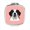 Pink, variant on Carolines Treasures  Checkerboard Pink Saint Bernard Compact Mirror - 2.75 x 3 x .3 In.