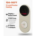 thumbnail image 3 of KFFKFF Under Desk Space Heater, Portable Rollable Foot Warmer for Home and Office Use, Timer Function, Quiet Operation for Legs and Ankles, Touch and Remote Control, Electric Surround Warming Pad, 3 of 9