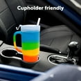 thumbnail image 6 of Silipint 32oz Silicone Tumbler with Handle, Flip Lid and Straw – BPA-Free, Non-Toxic, Unbreakable, Freezer, Microwave, Dishwasher Safe Tumbler Perfect for Tea, Cold Water, Smoothies (Prism), 6 of 7
