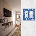 thumbnail image 5 of Yayeee Rocker Switch Wall Plate 2-Gang 4.7"x4.6" Home Decorative Outlet Cover, Green Dots, 5 of 6