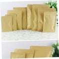thumbnail image 3 of OULII 100pcs Kraft Paper Sealable Bags Resealable for Tea Packaging by General Consumers, 3 of 3