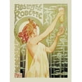thumbnail image 2 of Livemont, Privat 12x14 Gold Ornate Wood Framed with Double Matting Museum Art Print Titled - Absinthe Rebette, 2 of 4
