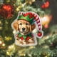 thumbnail image 5 of Uuiauoio Festive 2D Christmas Ornament with Design, Acrylic Hanging Decoration for Tree and Home Decor, Car Rearview Mirror Pendant and Seasonal Gift for Holiday Celebration, 5 of 6