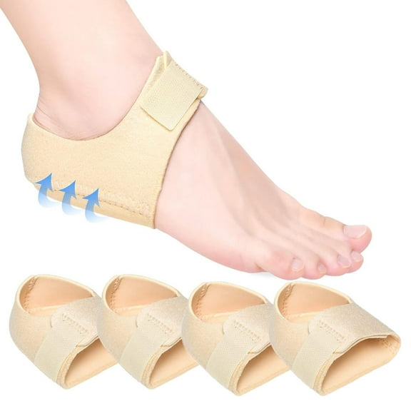2Pairs Heel Protectors, Heel Cups, Gel Heel Cushion Support for Plantar Fasciitis, Heel Pain, Achilles Tendinitis, Dry Cracked Heels, Heel Pads for Men & Women