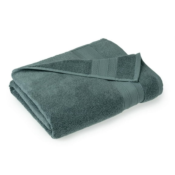 hometrends Solid 100% Cotton Bath Towel, 1 Piece, 550 GSM, Highly Absorbent & Soft Bathroom Towel, Dark Teal