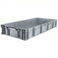thumbnail image 3 of ORBIS Stakpak Plastic Long Stacking Container, 48 x 22-1/2 x 7-1/4, Gray, 3 of 7