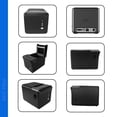 thumbnail image 3 of Generic 80mm Thermal Receipt Printer with Auto Cutter, Wall-Mountable, USB/Serial/LAN Interface, Black, US Version, 3 of 6