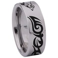 thumbnail image 3 of Angry Fierce Wolf Tungsten Carbide Ring, 3 of 6