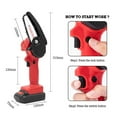 thumbnail image 4 of Amdohai Portable Rechargeable Cordless Chainsaw for Wood Cutting Tree Pruning, 4 of 8