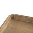 thumbnail image 5 of CC Home Furnishings 25" Brown and White Casual Style Distressed Finished Square Side Table, 5 of 6