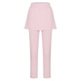 thumbnail image 6 of felwors Skirted Leggings for Women Tennis Golf Skorts Capris Gym Yoga Athletic Skirt with Leggings Stretchy Running Clothing Light Pink for Size XXL, 6 of 7
