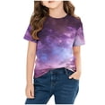thumbnail image 6 of ATOGUTA T Shirts for Girls Graphic Tshirt Short Sleeve Crew Neck Cute Summer Tee Tops Multicolor, Size 3T-14, 6 of 6