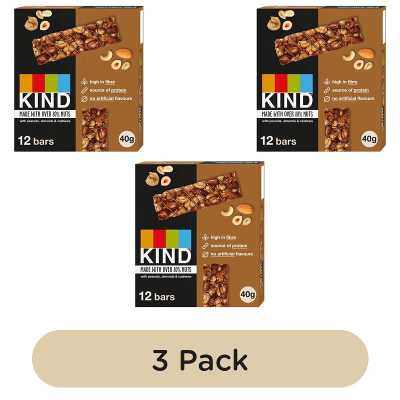 KIND Hazelnut Buttermilk Chocolate 12 x 40g, British Import (Pack of 3)