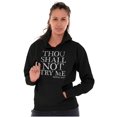 thumbnail image 5 of Funny Thou Shall Not Try Me Joke Hoodie Sweatshirt Women Men Brisco Brands S, 5 of 6