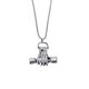 thumbnail image 2 of Mancuerna Collar Colgante Titanio Acero Inoxidable Fitness Gym Collar Peso Placa Barbell Mancuerna Collares Hombres Mujeres Cadena Colgante, 2 of 8