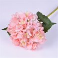thumbnail image 2 of 3PCS 16.4In Artificial Hydrangea Silk Flowers Bouquet Hydrangea Stems For Wedding Centerpieces Home Decor (White 5), 2 of 8