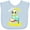 AE-Light Blue, variant on Inktastic Budgie Parakeet Budgerigar Boys or Girls Baby Bib