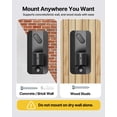 thumbnail image 3 of monTEK Bras de Moniteur Mural Ultra Grand pour Écrans de 17 à 49 Pouces, Support de Moniteur Simple Robuste jusqu'à 44 Lb, Support Mural à Ressort à Gaz Entièrement Ajustable, 3 of 8