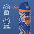 thumbnail image 6 of Hydrapeak x NBA Officially Licensed New York Knicks Oasis 20 oz Insulated Kids Water Bottle, Stainless Steel Water Bottle Kids with Chug Lid, Push Button, 6 of 6