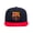 Navy 114, variant on FC Barcelona Soccer Club Embroidered Logo 6 Panel Cap - Off-White with Multicolored Logo
