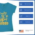 thumbnail image 6 of Country Girl Rodeo Women's V-Neck T-shirt Vintage Cowgirl, 6 of 7