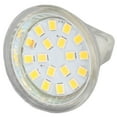 thumbnail image 2 of Bombilla MR11 de 18 LED, 3 W, 300 lm, base de doble clavija, foco de paisaje para sala de estar, blanco cálido, 4 unidades, 2 of 14