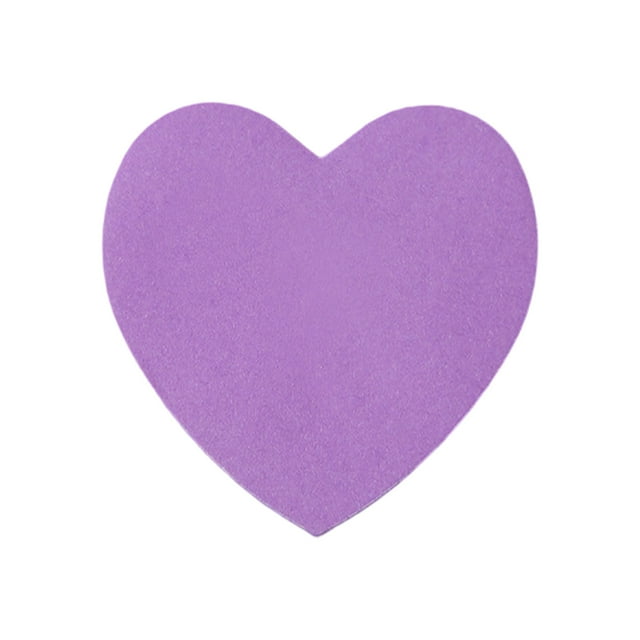 Un mensaje que combina belleza y practicidad con notas adhesivas en forma de corazón de 8 colores