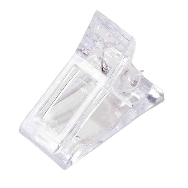 5PCS Nail Tips Clip Nail Extension UV LED Builder Clamps Manicure Nail Art Tool for Quick Building Polygel Nail Forms