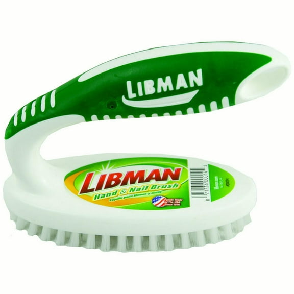 Libman Hand & Nail Brush Green White