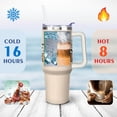 thumbnail image 4 of 40 OZ Happy Halloween Tumbler with Handle Vacuum Insulated Travel Coffee Mug Gift for Birthday Christmas Halloween, 4 of 7
