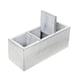 thumbnail image 3 of Organizador de escritorio de madera con soporte para control remoto y portalápices para mesilla de noche. Blanco, 3 of 9