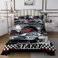 thumbnail image 1 of Erosebridal Teens Racing Car Coverlet Set King,Extreme Sports Bedding Set,Fast Car Decor,Ultra Soft,3 Pieces, 1 of 5