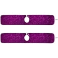 thumbnail image 3 of Coolnut 2 Pack Faucet Mat Splash Guard for Kitchen Sink,Purple Shiny 30x5 Inch Super Absorbent Microfiber Sink Protector Mat, Kitchen Sink Mat Machine Washable Kitchen Sink Accessories, 3 of 7